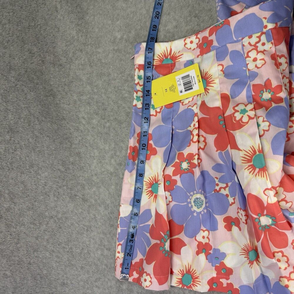 2-Cabana Crown & Ivy Skirt Women Size 14 Navy and Floral Casual Beach - Picture 15 of 15